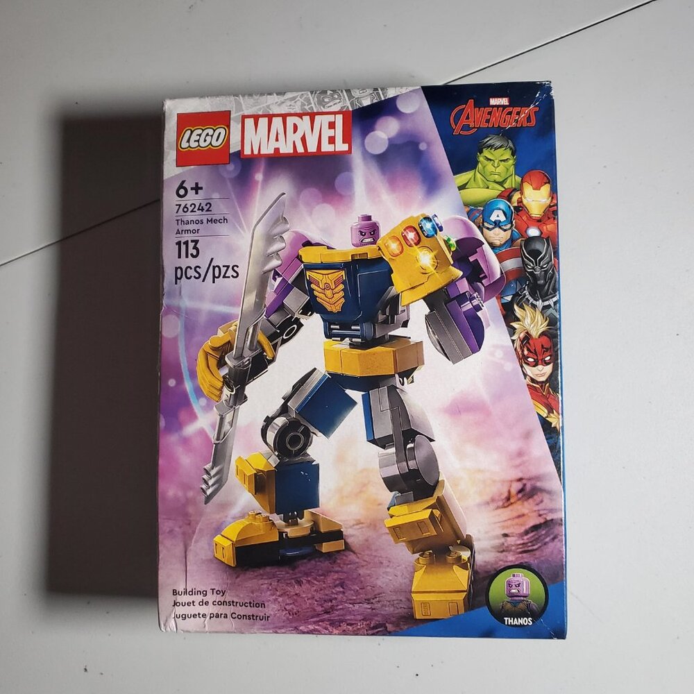 LEGO Marvel Avengers Thanos Mech Armor 76242 NIB - Picture 8 of 16